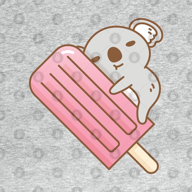 koala and pink ice pop by Noristudio